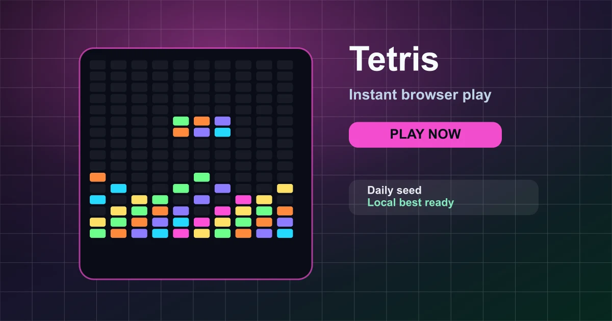 Tetris online browser game on Tetris.eu.com